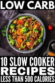 Set It Forget It 70 Healthy Slow Cooker Recipes Under 500 Calories In 2020 Healthy Slow Cooker Slow Cooker Recipes Healthy Recipes