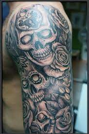 Take a look at some of the most incredible day of the dead tattoos we've ever seen! Day Of The Dead Sleeve Skull Sleeve Tattoos Day Of The Dead Tattoo Sleeve Skull Sleeve