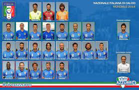 Flagwigs Italy National Football Team 23 Squad To Brazil Wo Italy National Football Team World Cup Groups Brazil World Cup