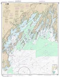 13290 casco bay nautical chart