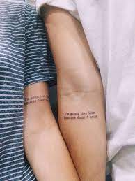 This is the best idea for matching wrist tattoos for couples. Tattoos Couple Tattoos Creative Tattoos Romantic Tattoos Meaningful Tattoos Friend Tattoos Animal T Tattoos Meaningful Tattoos For Couples Romantic Tattoo