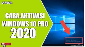 Aktivasi w10 hanya dengan sekali klik aja. Cara Aktivasi Windows 10 Pro Terbaru 2020 Youtube