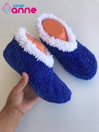 Kadife Ipten Ev Botu Yapilisi Baby Knitting Patterns Kadife Patikler