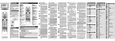 The remote needs to be programmed in order to control your equipment. Universal Remote Control Clikr 5 Ur5u 8780l Operating Instructions Pdf Download Manualslib