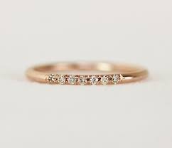 14k Rose Gold Champagne Diamond Wedding Band In Micro Pave Set Half Eternity W Diamond Wedding Bands Black Diamond Wedding Bands Champagne Diamond Wedding Band
