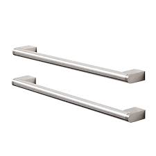 This is an exceptional range of upvc door handles for both quality and the choices available. Goodhome Khara Brushed Nickel Effect Stainless Steel Zinc Alloy Bar Cabinet Handle L 284mm Pack Of 2 Diy At B Q