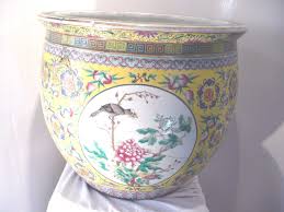 Spectaculaire Tres Grand Cache Pot Chine 19 Eme Siecle Famille Rose Eur 140 00 Inv 9491tres Beau Et Grand Cache Pot Bocal Poisson Bois Sculpte Branchage