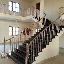 The best stair railing design ideas on pinterest home stairs x exterior stair railing design ideas simple staircase railing designs. Simple Steel Railing At Rs 400 Feet Steel Railings Id 19356960248