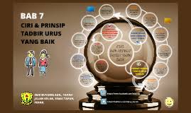 Tadbir urus atau governance merujuk kepada struktur dan proses dalam menentukan arah tuju serta kawalan oleh itu, masyarakat mempersoalkan kewajaran campur tangan kerajaan dan kecekapan tadbir urus entiti awam ini. Ciri Prinsip Tadbir Urus Yang Baik By Syam Abid