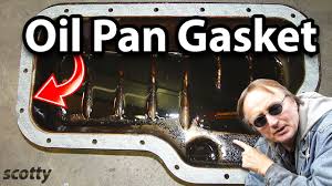 How To Replace A Leaking Oil Pan Gasket In Your Car Youtube