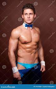 Muscular male stripper stock image. Image of background - 17519555