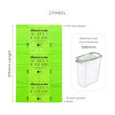 Line your bin or countertop container. 60 Litre Carton Of 100 Liners Compost A Pak