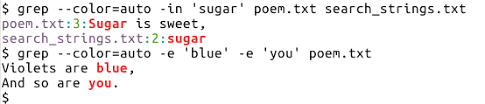 Use grep to search for multiple patterns or words in a file by following examples in this guide. Gnu Grep Command Line Text Processing