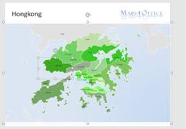 Take the stress out of travel & book your hotel reservation direct. Hong Kong Map Districts Powerpoint Slides Vector Map Hongkong Karten Power Point