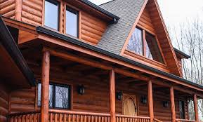 They are available in 90 degree and 135 degree for bay windows. Log Siding Half Log Siding Northern Log