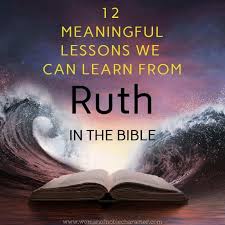 I want to partner with you and god in the journey you are taking to his throne. Lessons In Life And Faith From The Book Of Ruth In The Bible