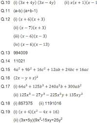 17 Math Notes Cbse Note Ncert Book Algebra Formula Chart