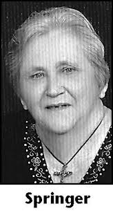 IRMA SPRINGER Obituary (1926
