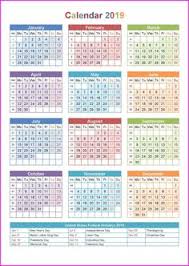 2019 Holiday Calendar Usa Yearly Calendar Template Printable Yearly Calendar Calendar Printables
