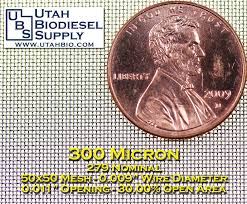 Stainless Steel Micron Rating Examples Utah Biodiesel