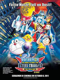 Nobita dan robot kucingnya kembali berpetualang mencari harta karun di bulan. Watch Full Hd 2018 Doraemon Nobita And The Steel Troops