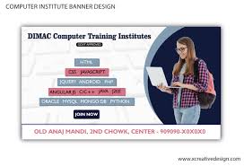As a designer, i'm not so sure if this approach is for me. Download Computer Institute Banner Design In Vector And Cdr