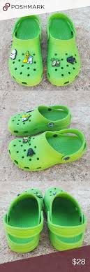 Children need to play with the shoe charms under supervisor. Green Crocs Star Wars Jibbitz Boys Girls 12 13 Crocs Shoe Charms Boy Or Girl