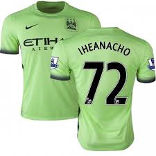 Kelechi promise iheanacho date of birth: Youth 72 Kelechi Iheanacho Manchester City Fc Jersey 15 16 Premier League Club Nike Authentic Light Green Third Soccer Short Shirt