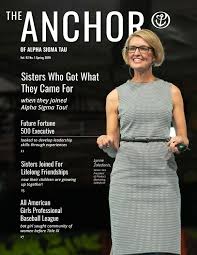 The Anchor: Spring 2019 by Alpha Sigma Tau National Sorority - Issuu