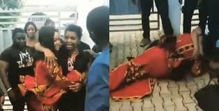 On last night's episode of jeopardy!, none of the contestants could name msnbc anchor rachel maddow, despite being shown a photograph of her. Woman Overjoyed As Her Husband Invites Actress Rachael Okonkwo To Her Birthday Video Kanyi Daily News