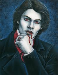 Hunger Male Vampire Artwork By Rebecca Sinz Aka Elvenstarart Male Vampire Vampire Art Gothic Art Prints