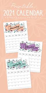 2021 Printable Calendars In 2020 Printable Calendar Template Calendar Printables Printable Calendar