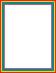 Rainbow Border Clip Art Page Border And Vector Graphics Rainbow Pages Rainbow Border Page Borders