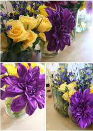 Yellow is a warm, inviting color. Purple Yellow Dinner Party Thoughtfully Simple