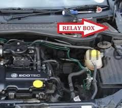 ( if the relay not works, the fuel pump will not work ). Fuse Box Opel Vauxhall Corsa C
