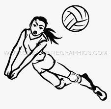 Volleyball heart waterless tattoos ships in 24 hours. Transparent Volleyball Player Png Playing Sports Drawing Easy Png Download Transparent Png Image Pngitem