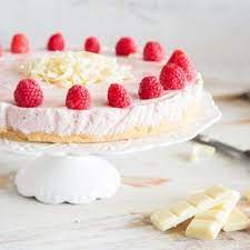 Philadelphia Torte Mit Himbeeren Und Weisser Schokolade Rezept Herzhafte Kuchen Philadelphia Torte Lebensmittel Essen