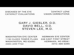 Washington eye clinic is the place where technology meets patient care. Hermann Eye Center Hermann Mo Local Business Patriots Youtube