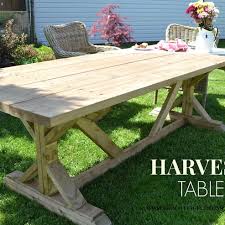 Outdoor Harvest Table Outdoor Harvest Table Harvest Table Diy Harvest Table