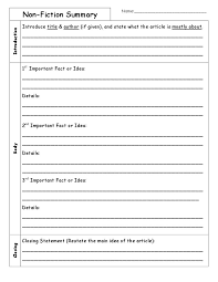 Nonfiction Summary Graphic Organizer Nonfiction Graphic Organizer Graphic Organizers Teaching Writing