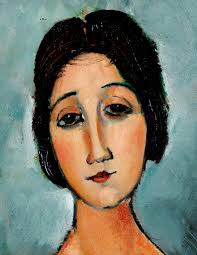 Bonhams : Amedeo Modigliani (1884-1920) Christina 80 x 69 cm. (31.5 x 27  1/8 in.)