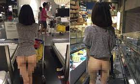 Chinese woman pictured shopping in IKEA in Beijing half naked without  underpants | Daily Mail Online