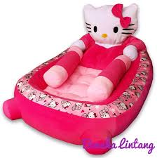 Kasur lipat inoac, sofa lipat, bantal, guling, bantal cinta, bantal lantai. Jual Kasur Bayi Plus Bantal Guling Karakter Hello Kitty Di Lapak Bonekalintang Bukalapak