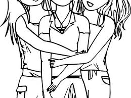 Best best friend coloring pages for girls from best friends coloring page coloring.source image: Bffs Girl Best Friend Coloring Pages Novocom Top