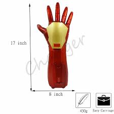 Batman may be good in hand to hand, but iron man has armor, flight, and lasers (energy repulsers). Iron Right Glove Wearable Launch Laser Light Cosplay Props For Adult Boys Costume Accessories Aliexpress