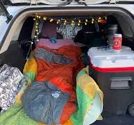 Making custom curtains for car camping