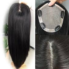 The most popular version covers the back half of your. Natural Silk Top Human Hair Toppers For Womens Toupee Half Wigs Top Hair Pieces Silk Top Toppers Hair Toppers Hair Pieces Best Human Hair Extensions