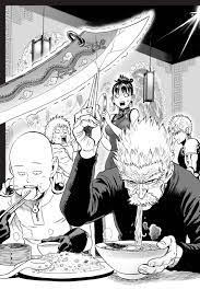 Eating Contest | One punch man manga, One punch man anime, One punch man