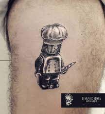 Lego Chef Tattoo For Chris Engraved Engravedcircus Circus Circustattoo Tattoo Tattooart Y Taty Tattooed Inked Circus Tattoo Chef Tattoo Food Tattoos