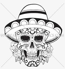 Sugar skull coloring page digital download. Kettlebell Vector Sugar Skull Sugar Skull Clipart Black And White Transparent Png 825x825 Free Download On Nicepng
